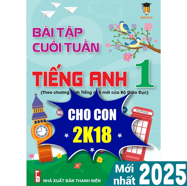 Sách - Bài Tập Cuối Tuần Tiếng Anh 1 Vietjack