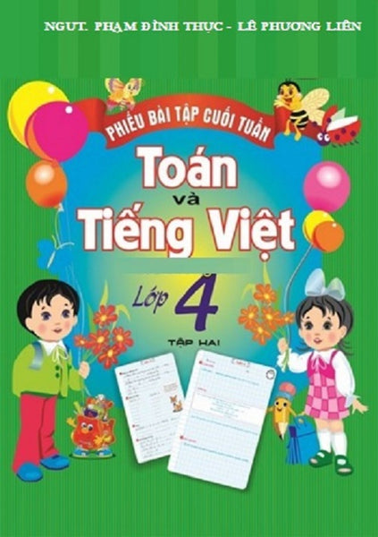 Phiếu Bài Tập Cuối Tuần Toán - Tiếng Việt Lớp 4 (Ha)