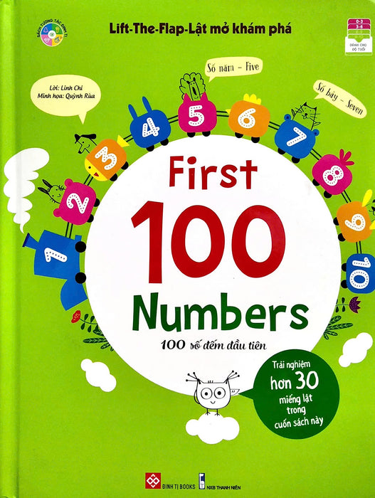 Lift-The-Flap-Lật Mở Khám Phá - First 100 Numbers - 100 Số Đếm Đầu Tiên