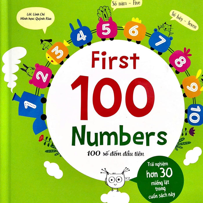 Lift-The-Flap-Lật Mở Khám Phá - First 100 Numbers - 100 Số Đếm Đầu Tiên