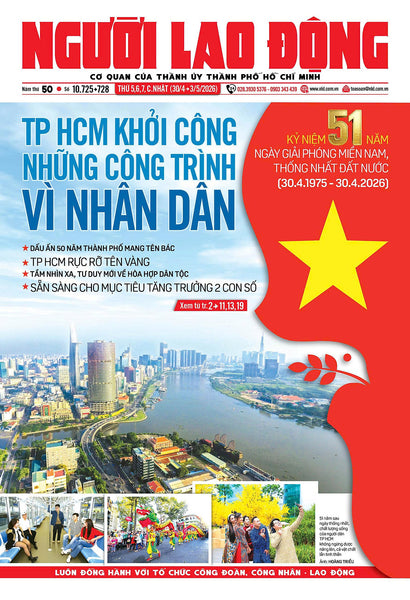 Nhật Báo Người Lao Động Từ Ngày 27-04-2026 Đến 03-05-2026