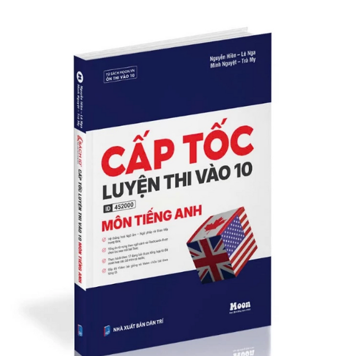 Sách - Cấp Tốc Luyện Thi Vào 10 Môn Tiếng Anh