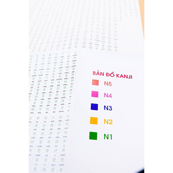 Bản Đồ Kanji (2500 Kanji Từ N5 Đến N1)