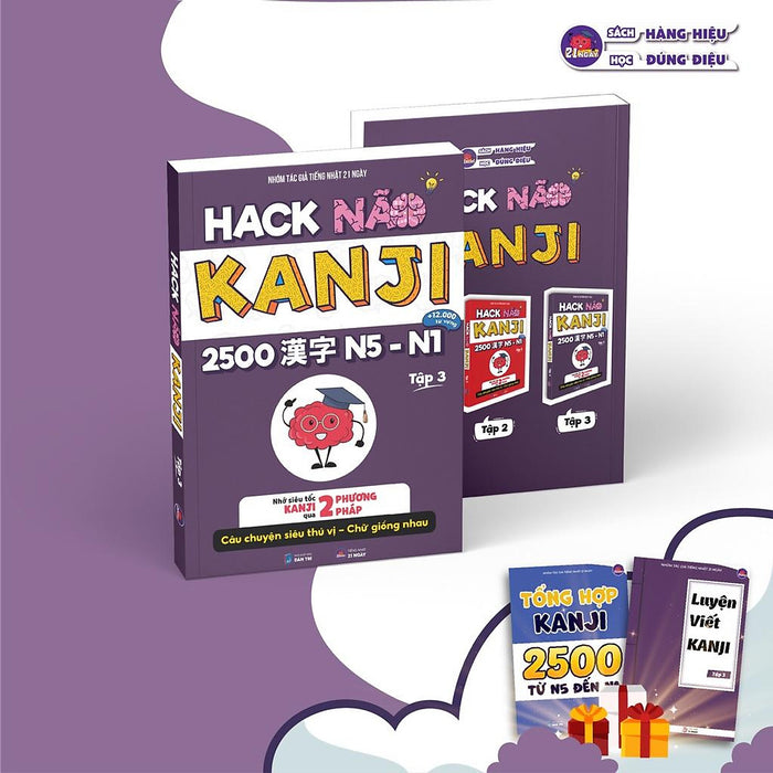Hack Não Kanji Tập 3 - Nhớ Siêu Tốc Kanji Qua 2 Phương Pháp 