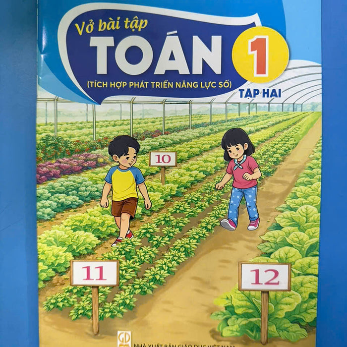 Sách Vở Bài Tập Toán 1- Tập Hai- Tích Hợp Phát Triển Năng Lực Số (Kèm Nilon Bọc Sách, Nhãn Tên)
