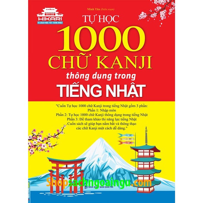 Sách - Tự Học 1000 Chữ Kanji Thông Dụng Trong Tiếng Nhật