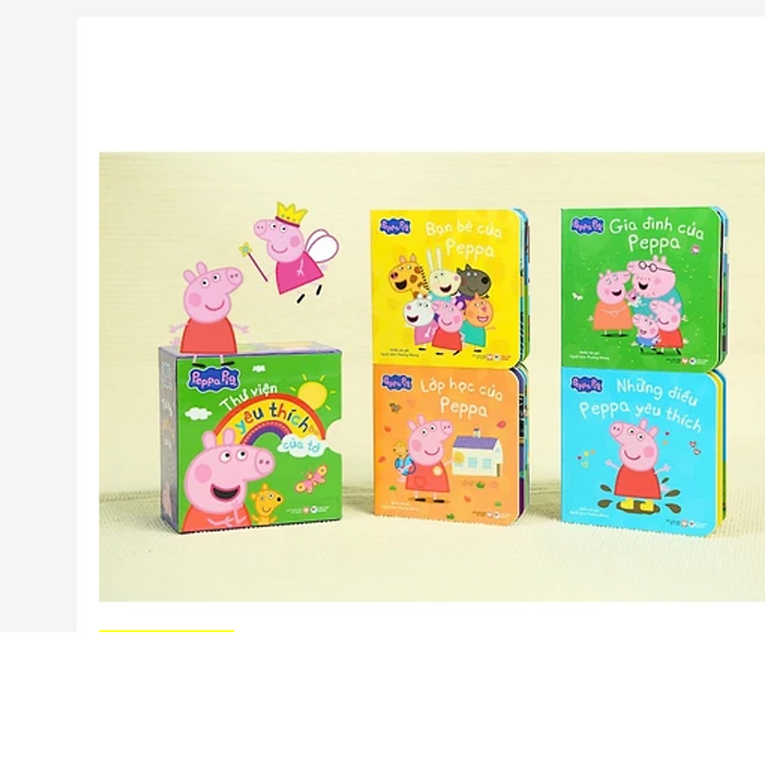 Bộ Hộp Peppa Pig - Sách Tranh - Dành Cho Trẻ Trên 2 Tuổi - Tân Việt Books