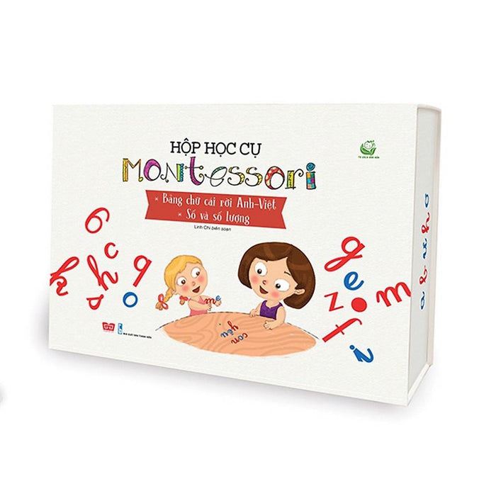 Hộp Học Cụ Montessori - Bảng Chữ Cái Rời Anh-Việt: Số Và Số Lượng