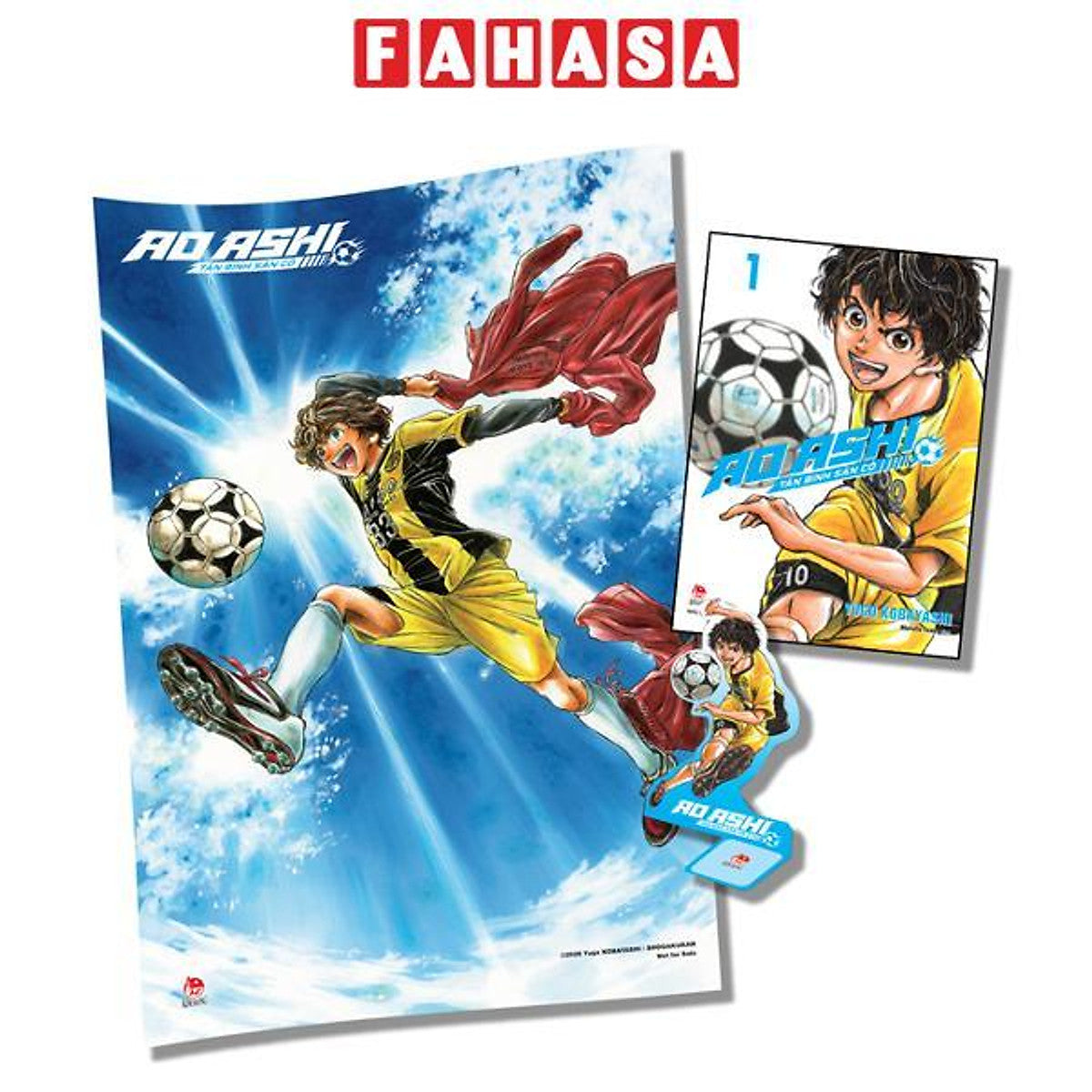 Sách - Ao Ashi - Tân Binh Sân Cỏ - Tập 1 - Tặng Kèm Standee Pvc + Poster
