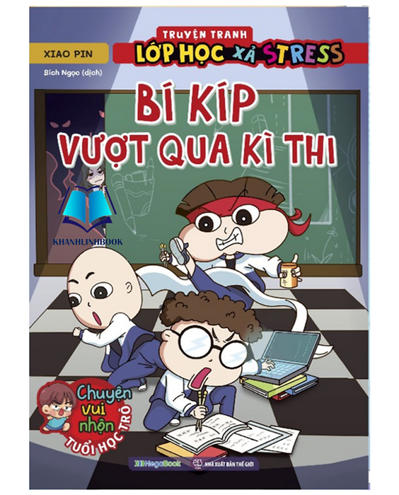 Sách - Truyện Tranh Lớp Học Xả Stress - Bí Kíp Vượt Qua Kì Thi (Mg)