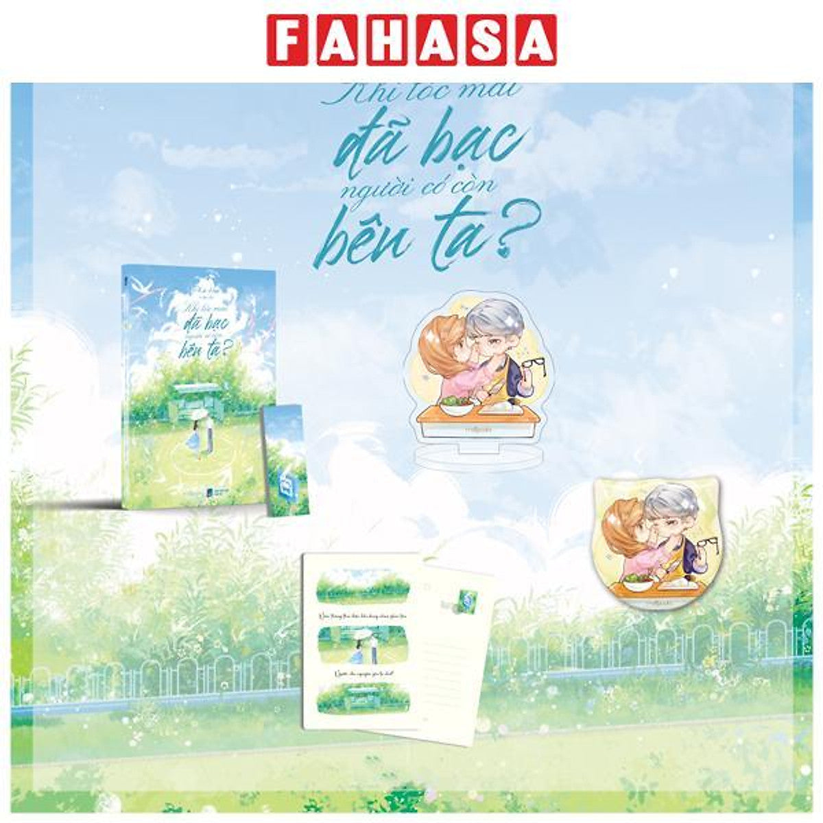 Sách - Khi Tóc Mai Đã Bạc Người Có Còn Bên Ta? - Bản Đặc Biệt - Tặng Kèm Bookmark + Postcard + Standee + Huy Hiệu