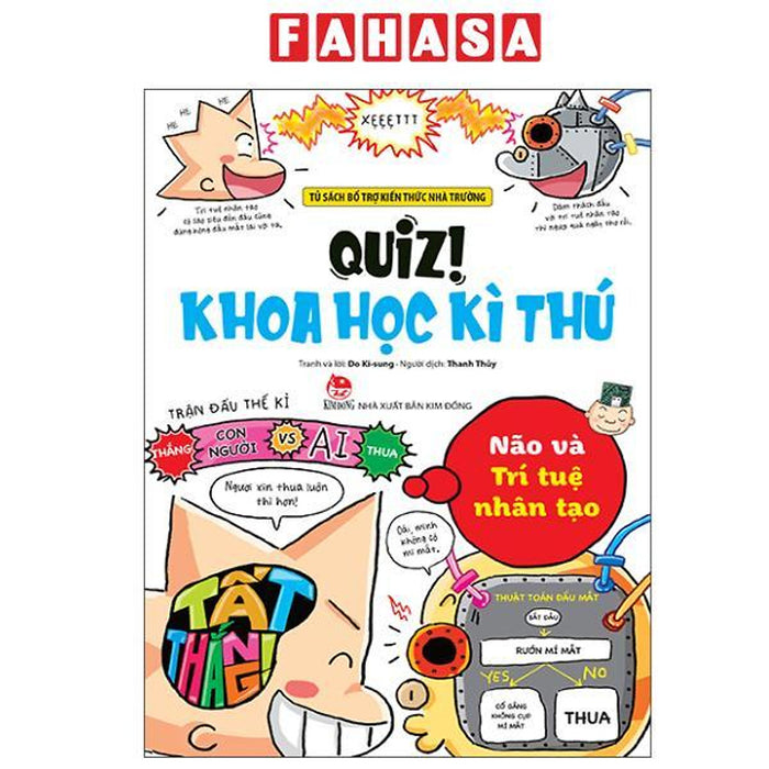 Sách - Quiz! Khoa Học Kì Thú - Não Và Trí Tuệ Nhân Tạo