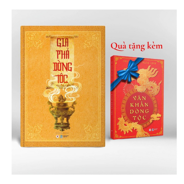 Gia Phả Dòng Tộc - Tặng Kèm Sách Văn Khấn Dòng Tộc - Tái Bản 2024 (Hh)