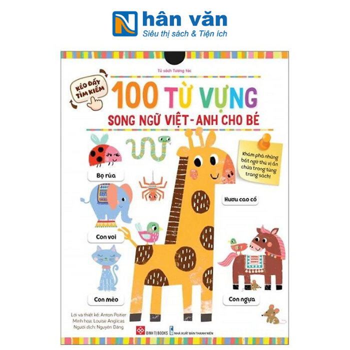 Kéo Đẩy Tìm Kiếm - 100 Từ Vựng Song Ngữ Việt-Anh Cho Bé