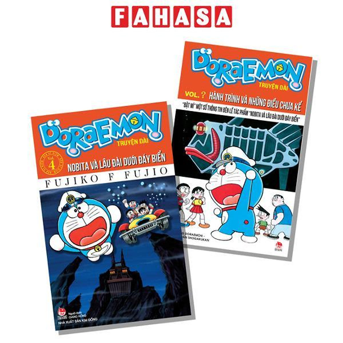 Sách - Doraemon - Truyện Dài - Tập 4 - Nobita Và Lâu Đài Dưới Đáy Biển - Bản Kỉ Niệm - Tặng Kèm Booklet