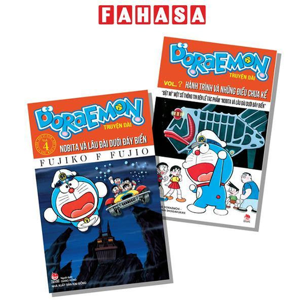 Sách - Doraemon - Truyện Dài - Tập 4 - Nobita Và Lâu Đài Dưới Đáy Biển - Bản Kỉ Niệm - Tặng Kèm Booklet