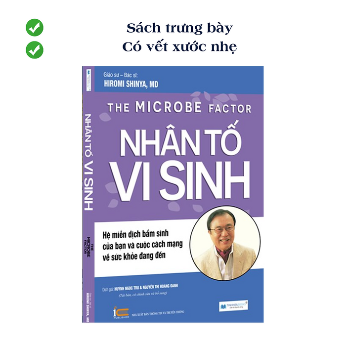Sách Nhân Tố Vi Sinh (Tb) - Sách Trưng Bày, Có Vết Xước Nhẹ