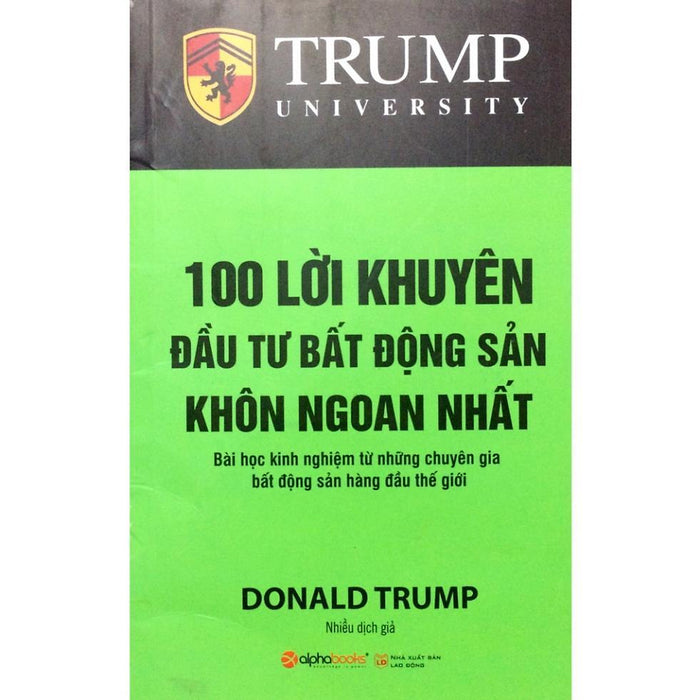 100 Lời Khuyên Đầu Tư Bất Động Sản Khôn Ngoan Nhất - Bản Quyền