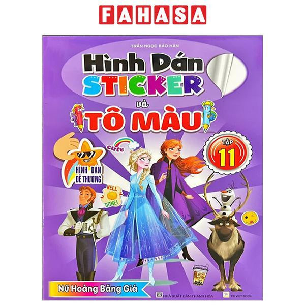 Sách - Hình Dán Sticker Và Tô Màu - Tập 11