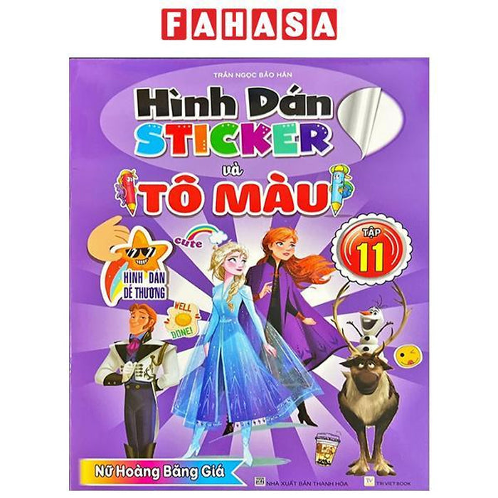 Sách - Hình Dán Sticker Và Tô Màu - Tập 11