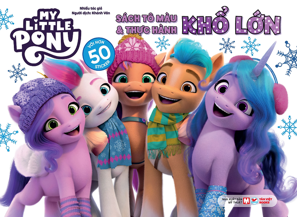 My Little Pony - Sách Tô Màu & Thực Hành Khổ Lớn