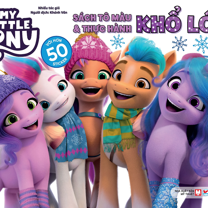 My Little Pony - Sách Tô Màu & Thực Hành Khổ Lớn