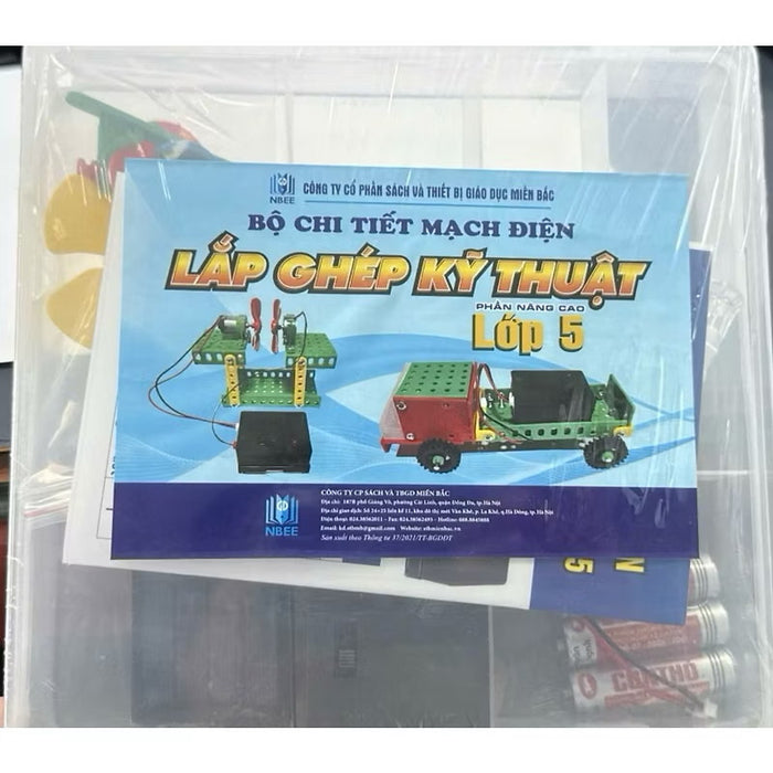 ￼Sách - Bộ Chi Tiết Mạch Điện Lắp Ghép Kỹ Thuật Lớp 5 ( Phần Nâng Cao )