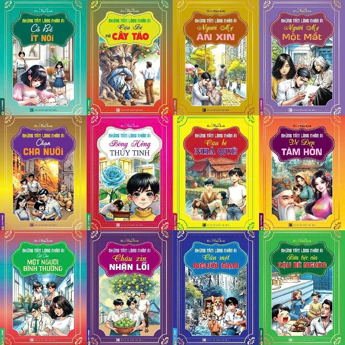 Sách - Những Tấm Lòng Nhân Ái Bộ 2 (Bộ 12 Quyển) - Ha