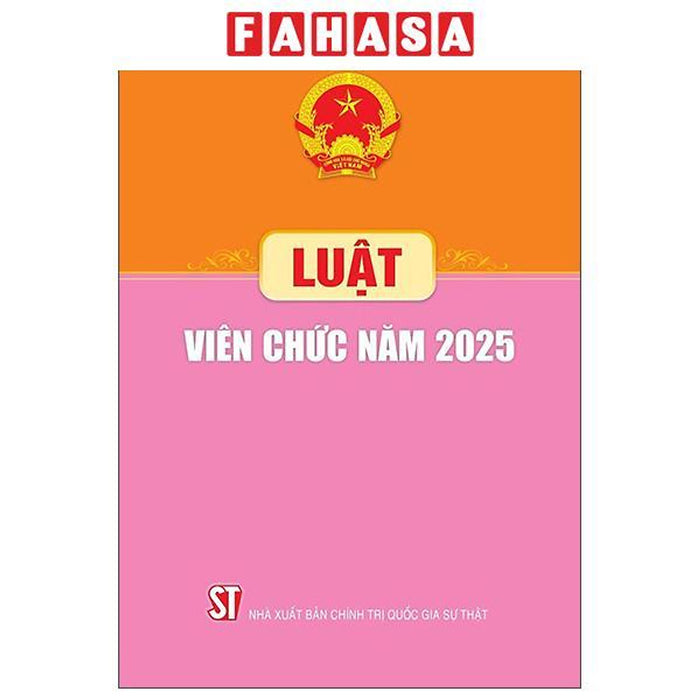 Sách - Luật Viên Chức Năm 2025