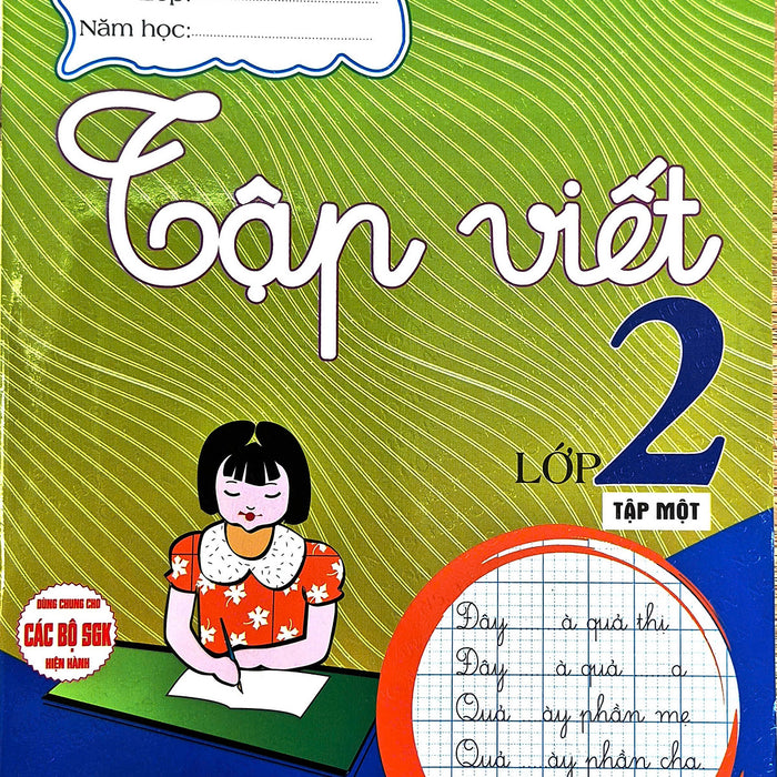 Sách -Tập Viết Lớp 2 - (Tập 1) - Ha