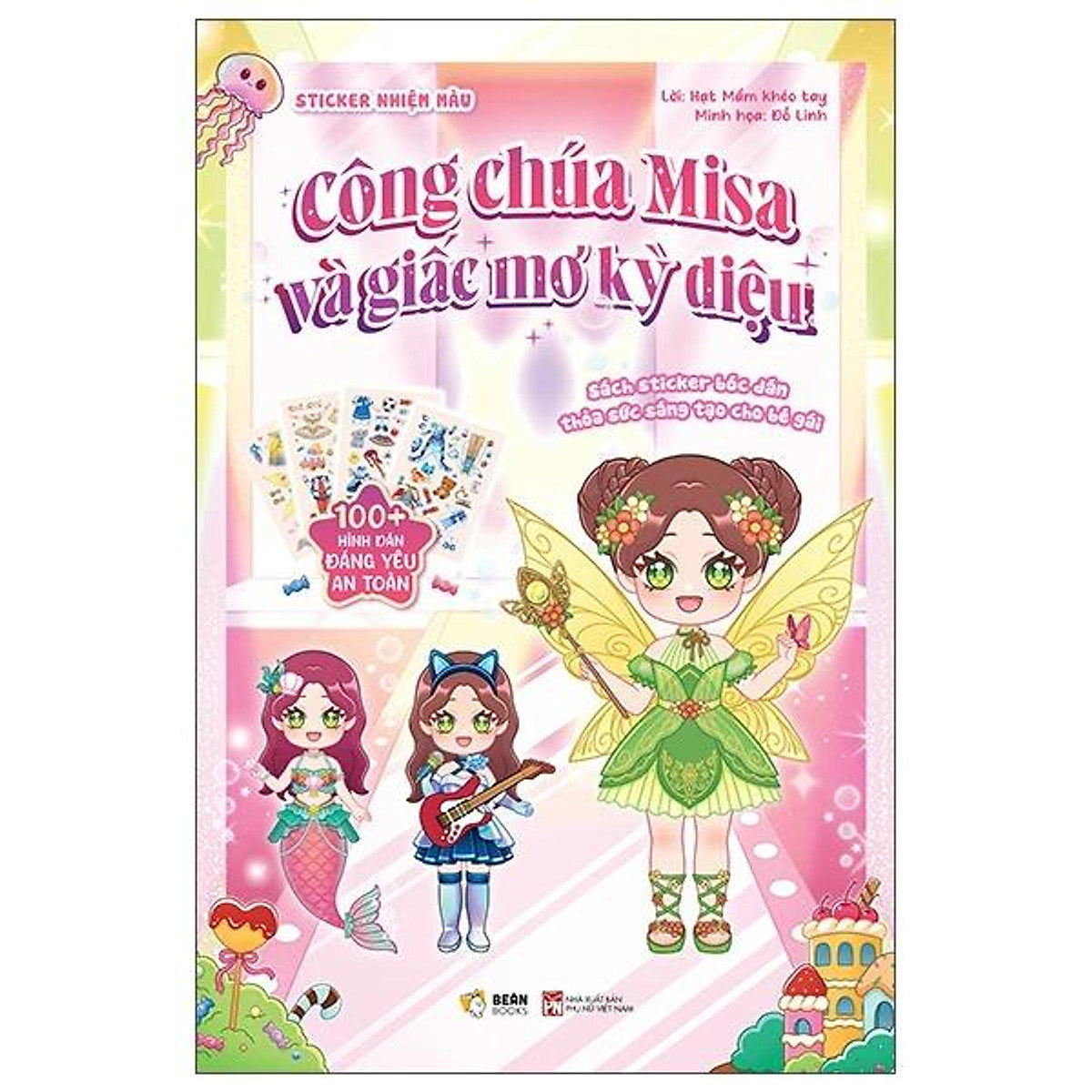 Sách Công Chúa Misa Và Giấc Mơ Kỳ Diệu - Sticker Nhiệm Màu