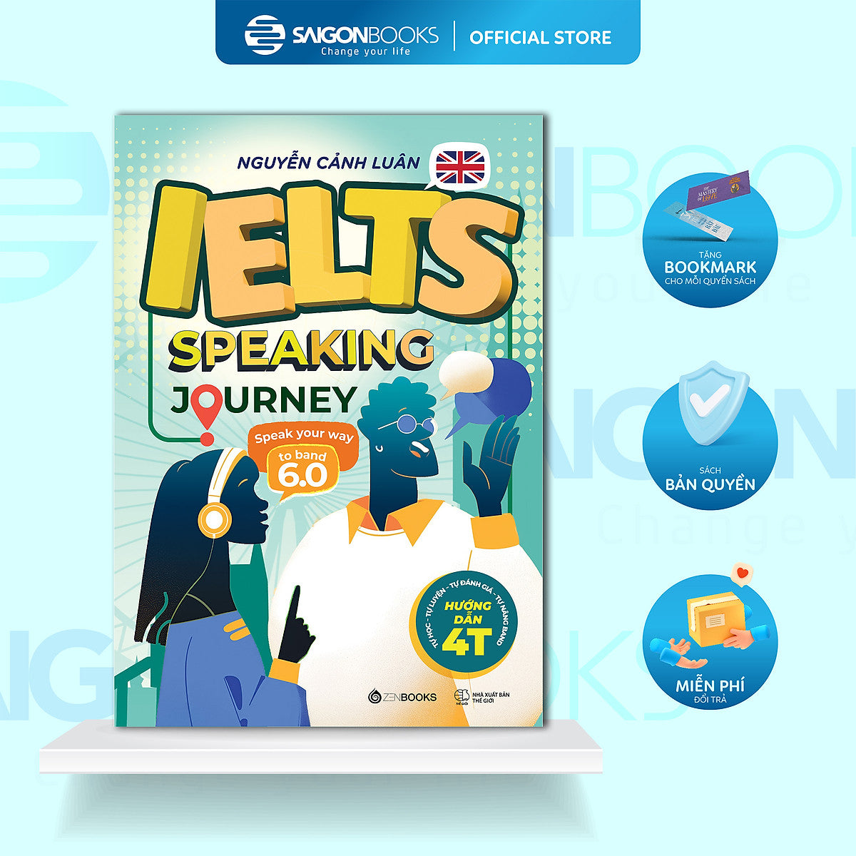 Sách - Ielts Speaking Journey: Lộ Trình Tự Học Ielts Speaking Từ Cơ Bản Đến Band 6.0