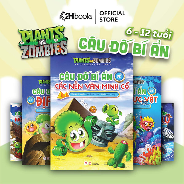 Sách Plants Vs Zombies, Câu Đố Bí Ẩn Về Địa Lý, Động Thực Vật, Các Nền Văn Minh Cổ Đại, Nghệ Thuật, 2Hbooks