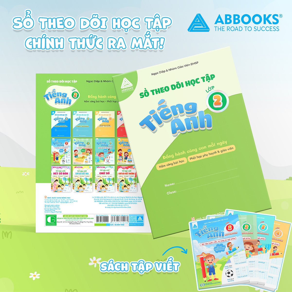 Sổ Theo Dõi Học Tập Tiếng Anh Lớp 2 Cho Bé Phối Hợp Phụ Huynh Giáo Viên Abbooks