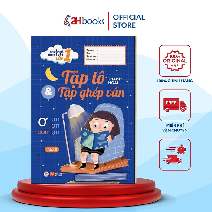 Sách- Chuẩn Bị Cho Bé Vào Lớp 1- Tập Tô Và Tập Ghép Vần (Tập 2) Tái Bản 2022- 2Hbooks