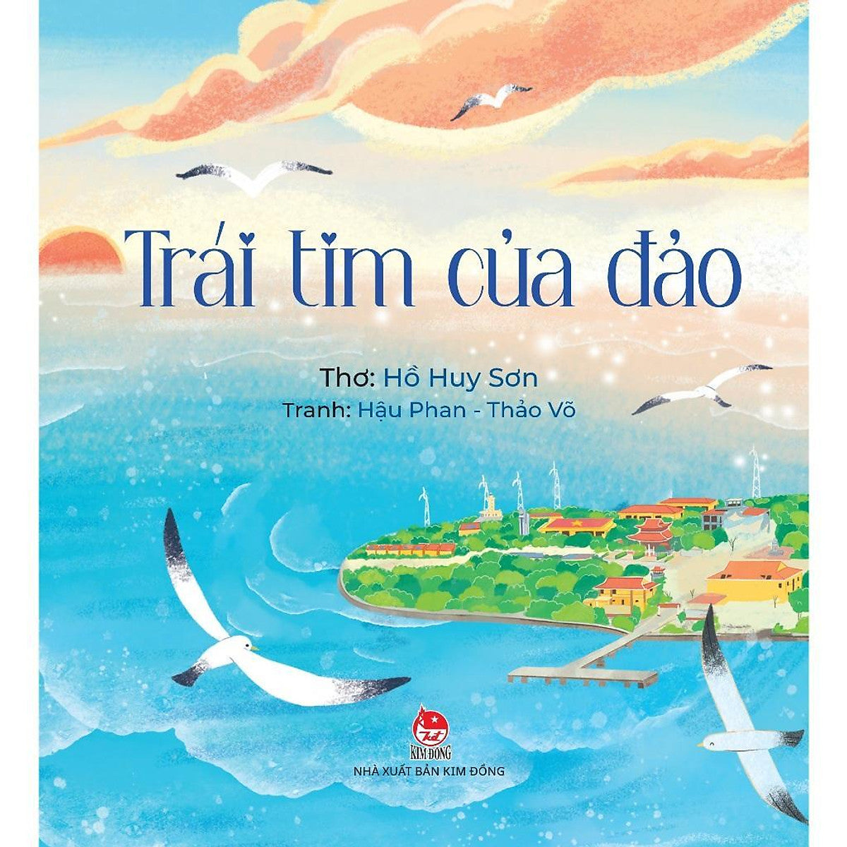 Sách - Trái Tim Của Đảo - Nxb Kim Đồng