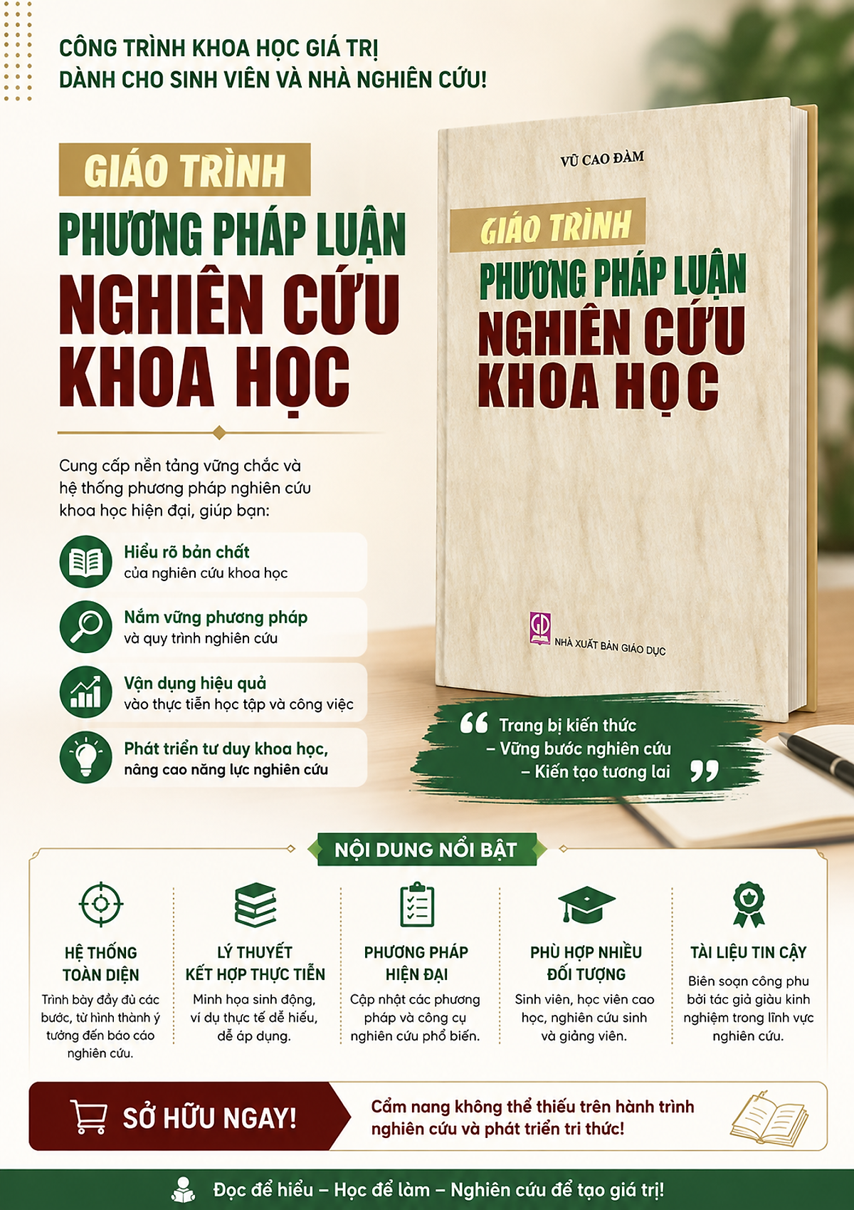 Sách - Giáo Trình Phương Pháp Luận Nghiên Cứu Khoa Học