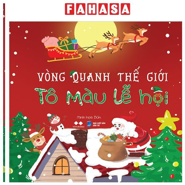 Sách - Vòng Quanh Thế Giới - Tô Màu Lễ Hội