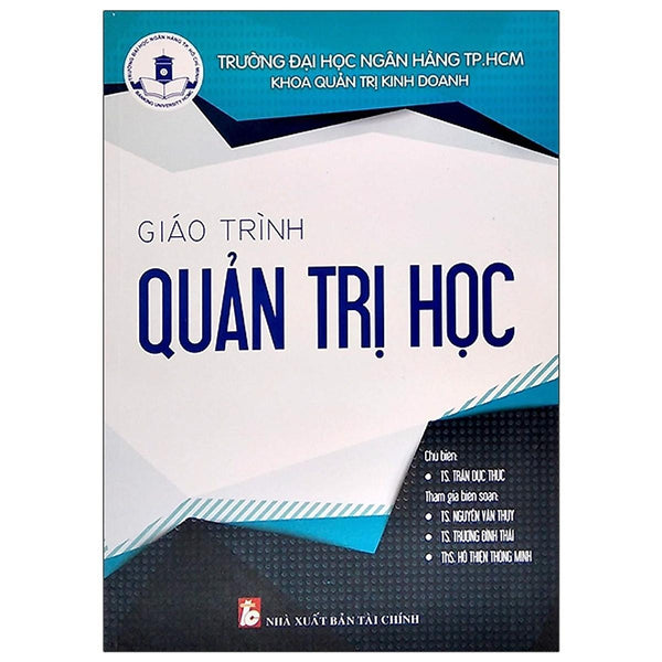 Sách - Giáo Trình Quản Trị Học - Ns Kinh Tế