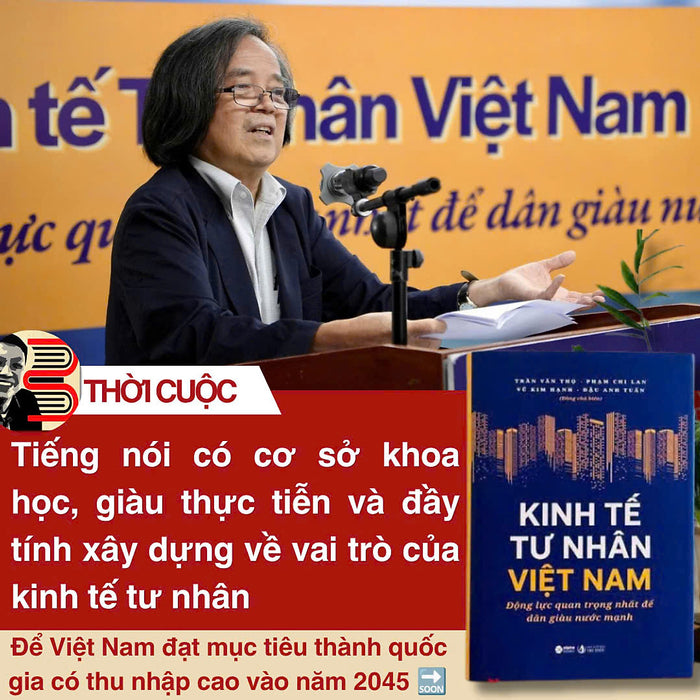 Kinh Tế Tư Nhân Việt Nam – Động Lực Quan Trọng Nhất Để Dân Giàu Nước Mạnh – Trần Văn Thọ, Phạm Chi Lan, Vũ Kim Hạnh, Đậu Anh Tuấn Đồng Chủ Biên – Alphabooks
