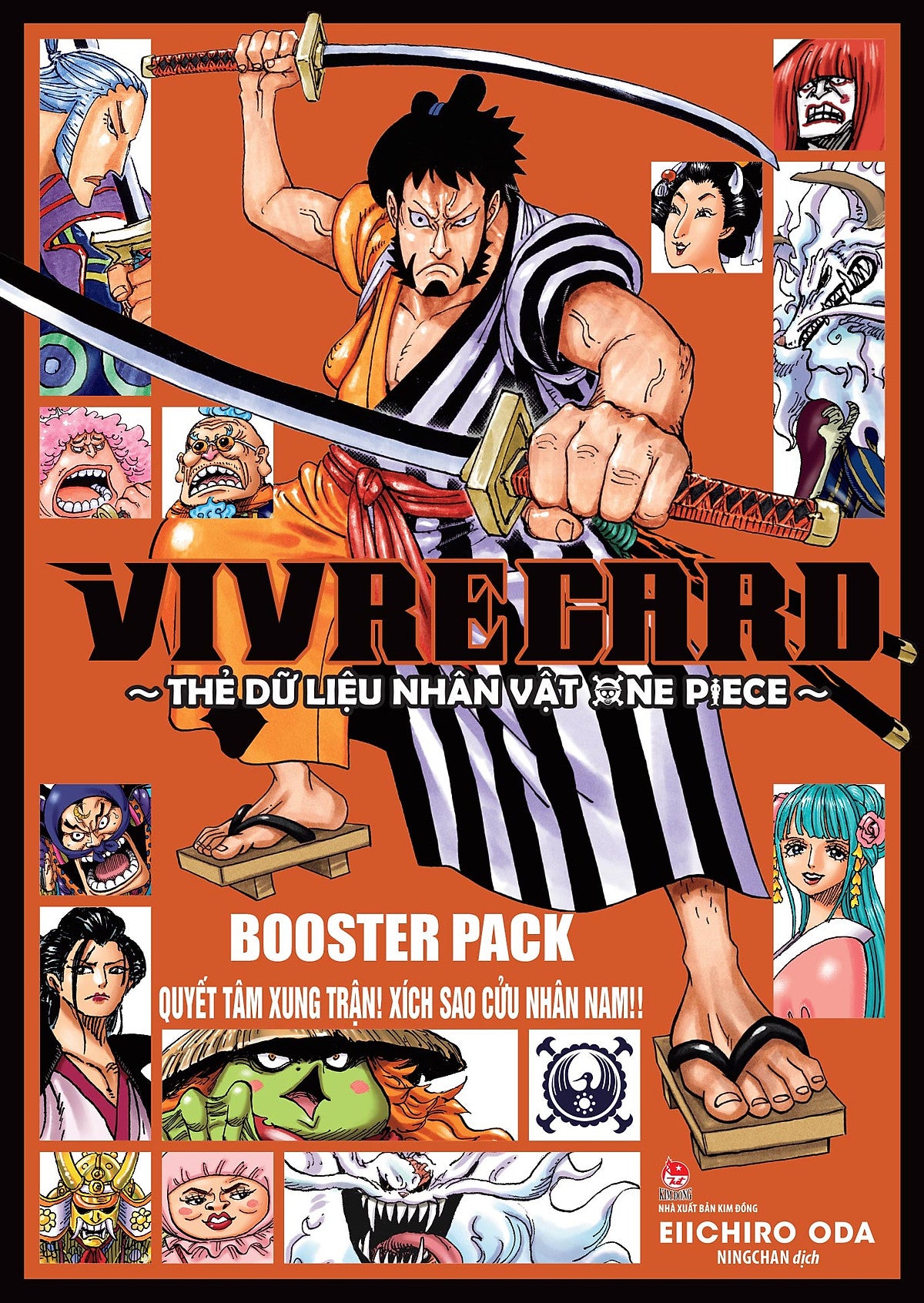 Vivre Card - Thẻ Dữ Liệu Nhân Vật One Piece Booster Pack - Quyết Tâm Xung Trận, Xích Sao Cửu Nhân Nam!!