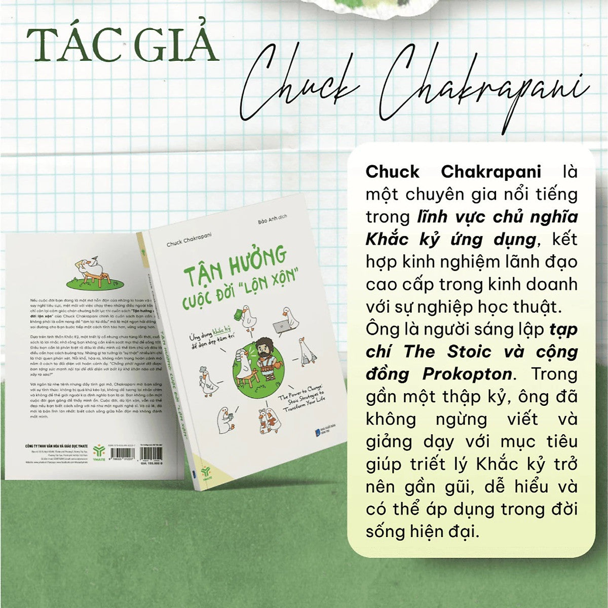 Sách Tận Hưởng Cuộc Đời “Lộn Xộn” - Ứng Dụng Khắc Kỷ Để Dọn Dẹp Tâm Trí - Ymate Books