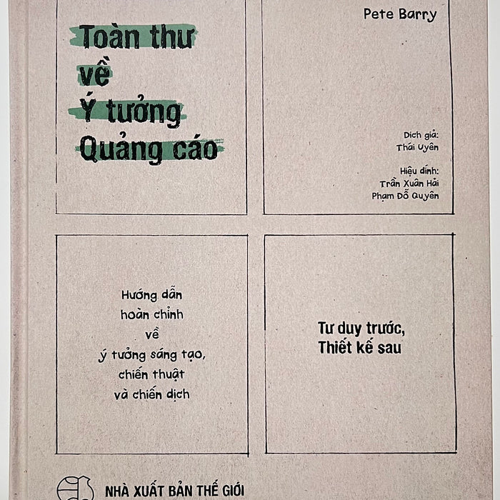 Sách - Toàn Thư Về Ý Tưởng Quảng Cáo