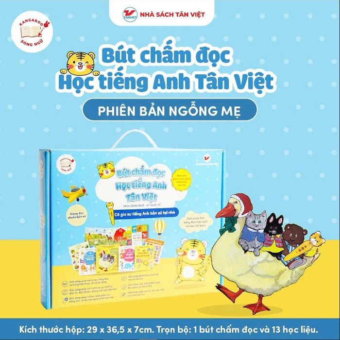 Bút Chấm Đọc Học Tiếng Anh Tân Việt - Phiên Bản Ngỗng Mẹ
