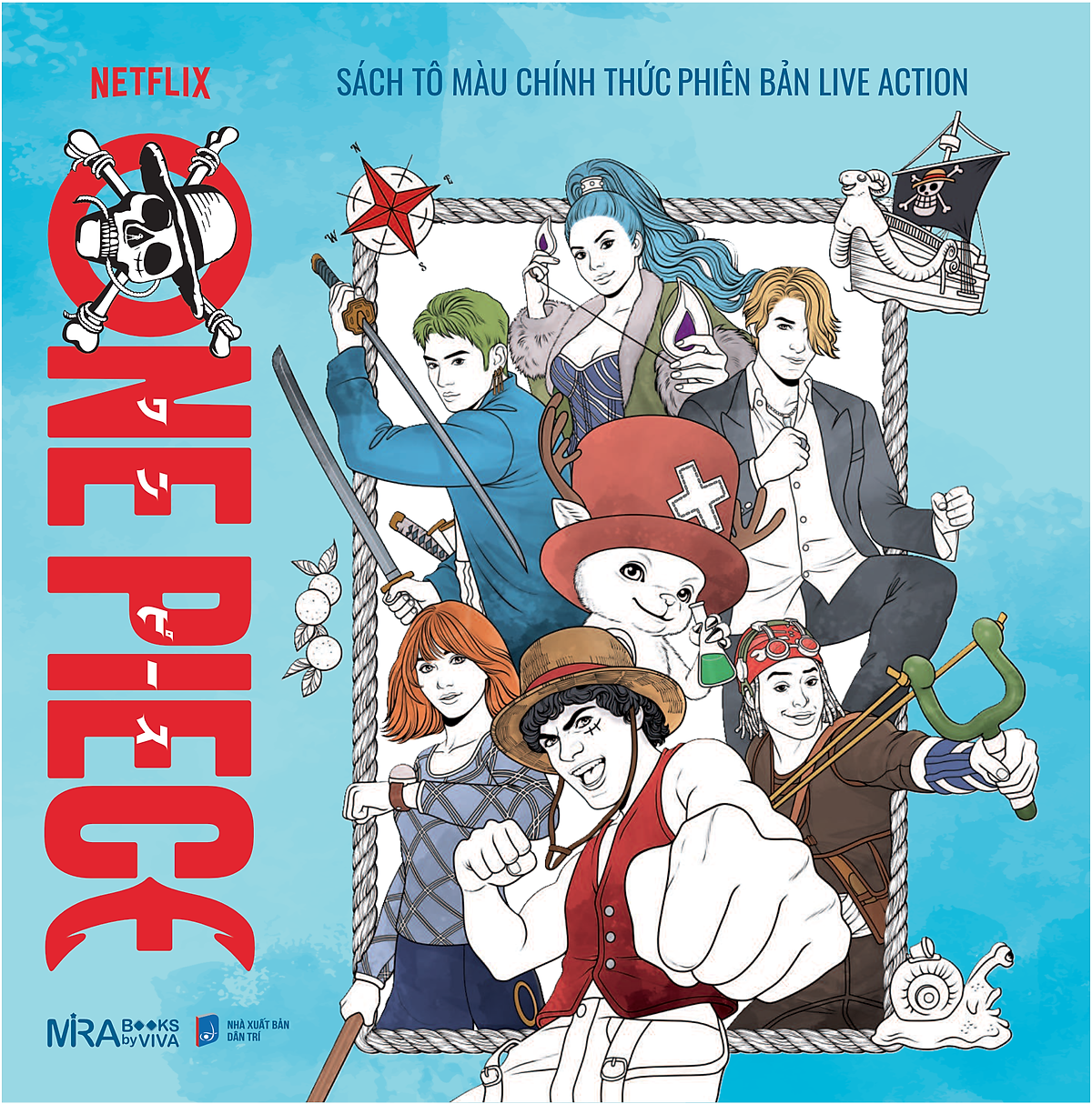 Sách One Piece – Sách Tô Màu Chính Thức Phiên Bản Live Action