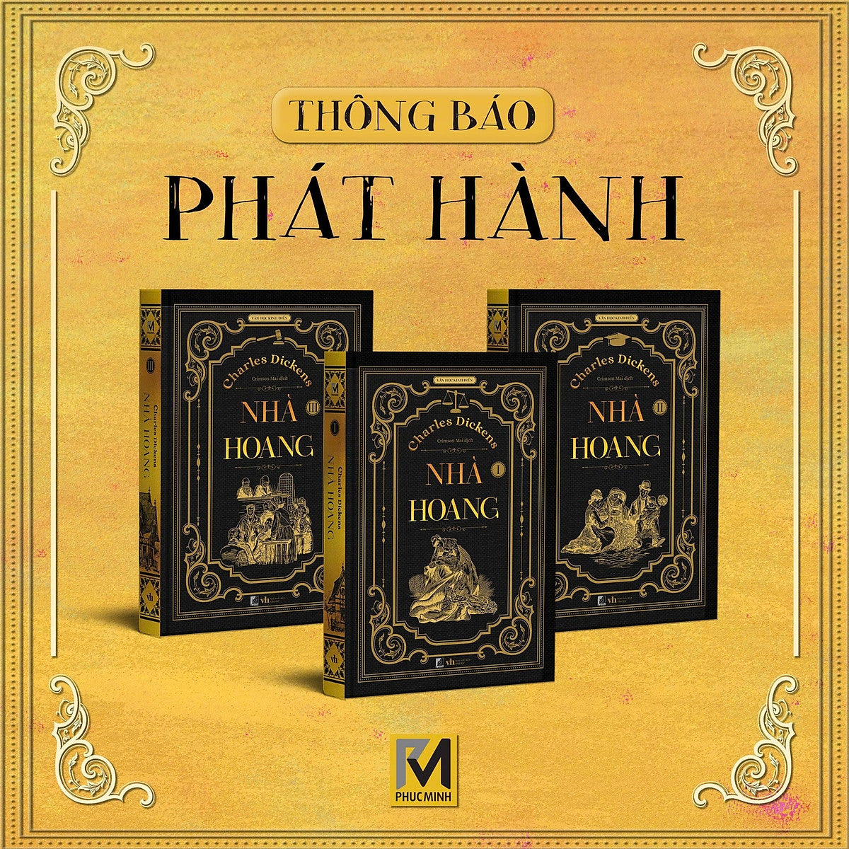 Sách - Nhà Hoang (Bản Thường) - Charles Dickens - Phuc Minh Books