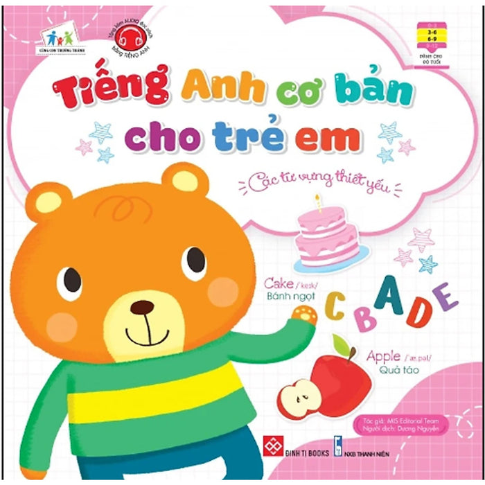 Sách - Tiếng Anh Cơ Bản Cho Trẻ Em - Các Từ Vựng Thiết Yếu