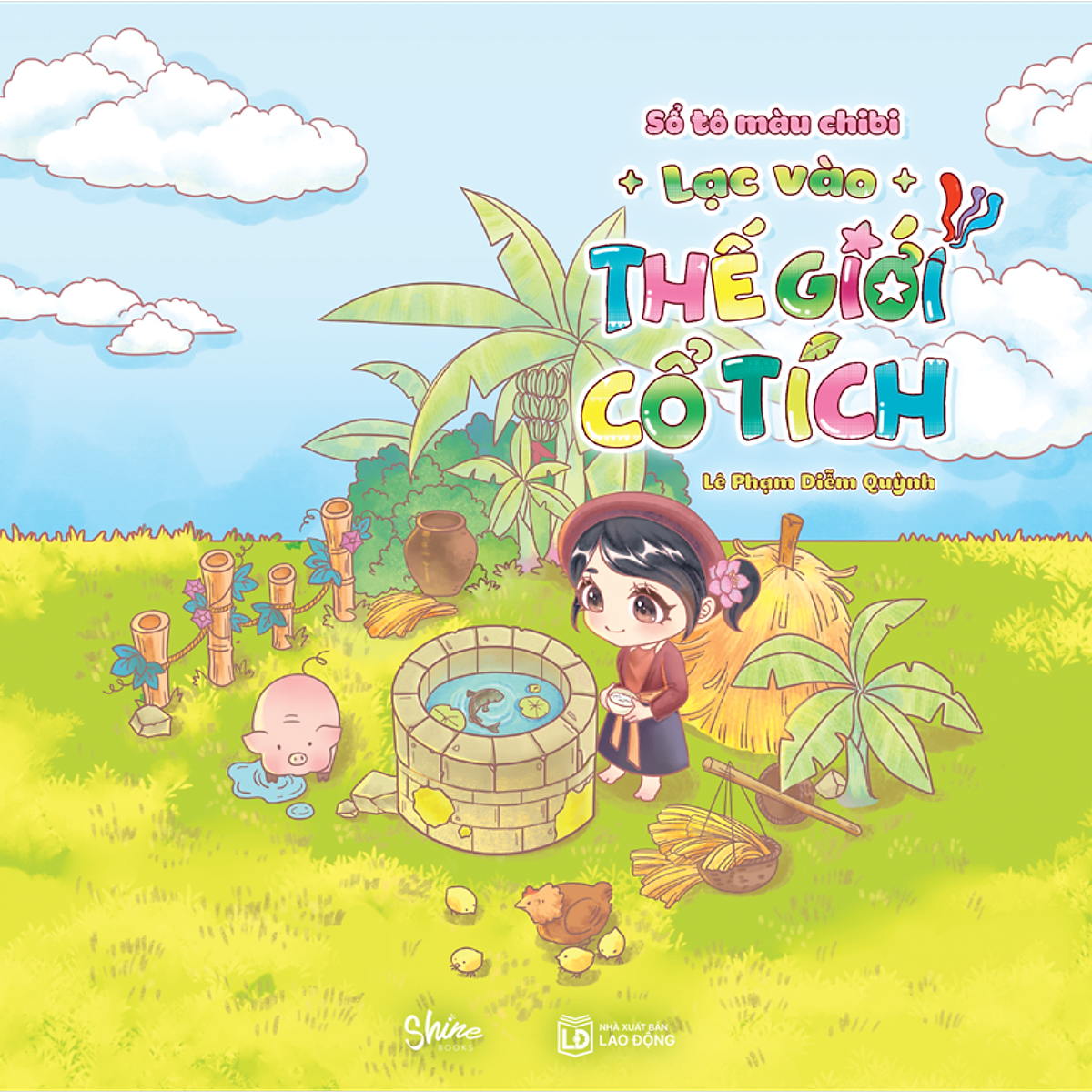 Sách Sổ Tô Màu Chibi - Lạc Vào Thế Giới Cổ Tích