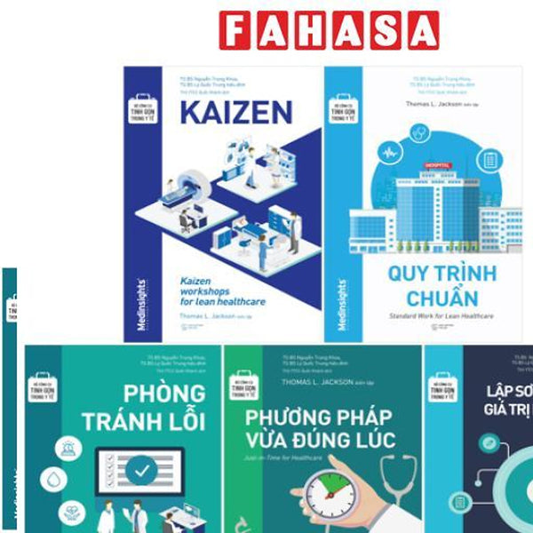 Sách - Bộ Sách Công Cụ Tinh Gọn Trong Y Tế (Bộ 5 Cuốn)