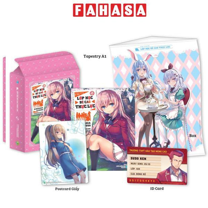 Sách - Chào Mừng Đến Lớp Học Đề Cao Thực Lực - Tập 11.5 - Bản Giới Hạn - Tặng Kèm Box + Id Card Nhựa + Postcard Giấy + Tapestry A1